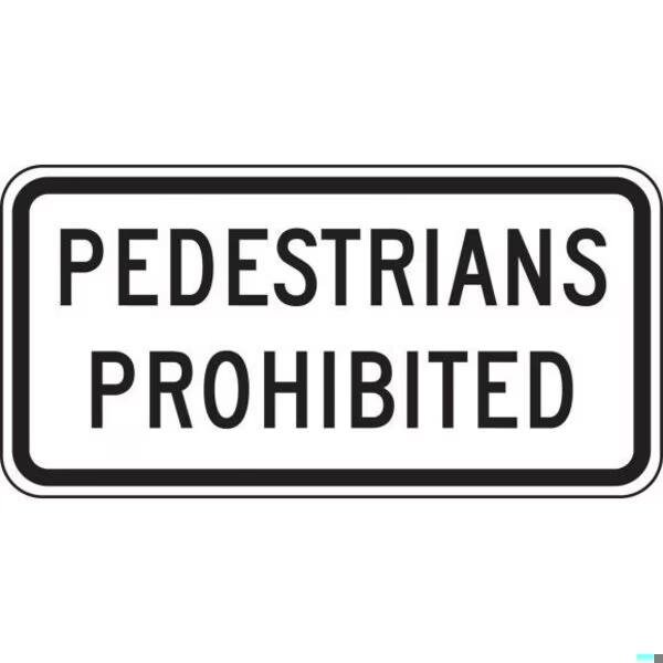 Accuform BICYCLE PEDESTRIAN SIGN FRR450HP FRR450HP - main